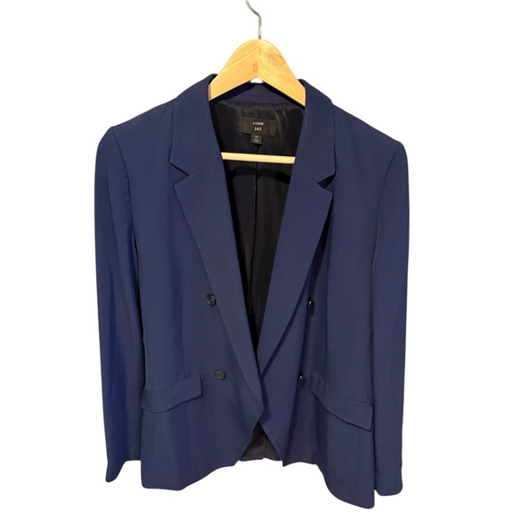 J.Crew 365 Double-Breasted Blazer in Navy | Size 12 - Picture 2 of 4
